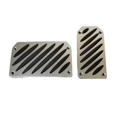 China YK-HR036 Universal Vehicle No Drill Anti-Slip Car Brake And Padel Aluminum Alloy Car Brake Pedal Cover Supplier for sale