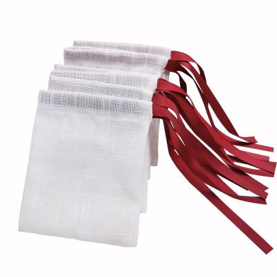 China Saco amigável do malote do cordão da poeira de pano de Eco com costume à venda