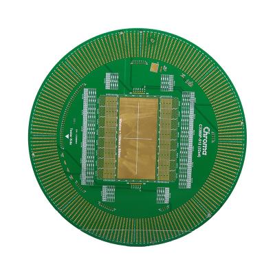 Cina Gloss Verde PCB ad alta velocità 0,5 oz-12 oz Spessore di rame Nero Color Silkscreen in vendita