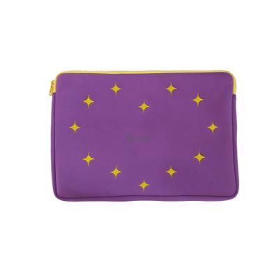China 13 Inch Neoprene Laptop Business Bag Start Embroidery Design Briefcase Bag Custom Lightweight/Waterproof Laptop Bag Filter Frame for sale