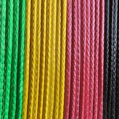 China UV Resistance 12 Strands UHMWPE ROPE For Marine Rigging for sale