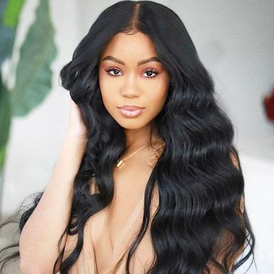 China Best Seller Body Wave 360 Lace Frontal Raw Indian Virgin 99j Burgundy Cuticle Aligned Human Hair Lace Frontal Hair Full Lace Wig for sale