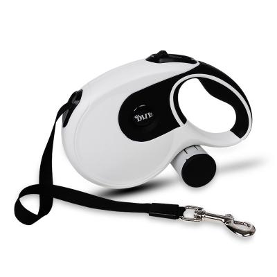 China Custom Automatic Retractable Dog Tractor Dog Walker Dog Leash Amazon Cross Border Pet Supplies Waste Bag Leash for sale