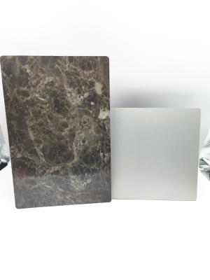 China Stone Grain ACP Partition Sheet Boards 3mm Thick High Gloss Anodized Coating for sale