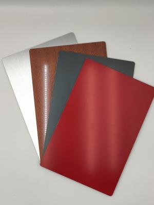 China Brushed ACP Partition Sheet 0.3mm Aluminum Layer High Strength for sale