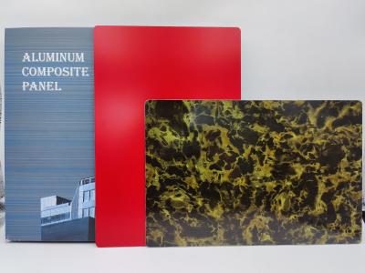 Chine Finition à haute brillance intérieure en tôle ACP de 3,0 mm Panneau de 0,1 mm Couche d'aluminium pour portes à vendre