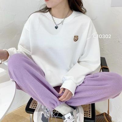 China Breathable Latest Fashion Ladies Casual Jackets, Hot-selling High Quality Baseball Uniforms, Round Neck Pullover Ladies Sweaters for sale