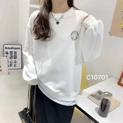 China Breathable the latest fashion high quality baseball neck sweater hot-selling uniform round lady casual jacket ladies back sweater for sale