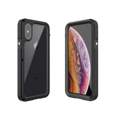 China IP68 Waterproof Full Body Protection Anti-drop Phone Case Shockproof Phone Case For iPhone X Xs Xsmax XR for sale