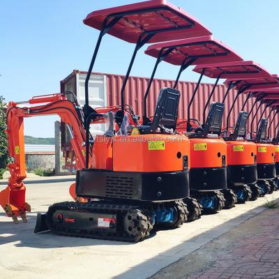 China Hotels Small Hydraulic Crawler Excavator Small Excavator With 980kg Lawn Mower Made In China for sale