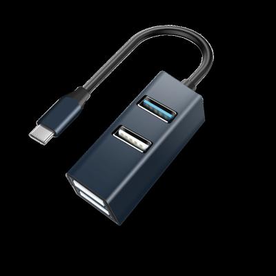 China CNC Aluminum Alloy High Speed OEM USB C Hub 3.0 Multi Ports Adapter Mobile Computer Charging USB Dock Expansion Dock for sale