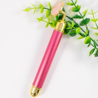 China 24k Battery 24k Gold Metal Power Gold Japan Gold Face Massager Massager Facial Bar Vibrator Beauty Gold Bar for sale