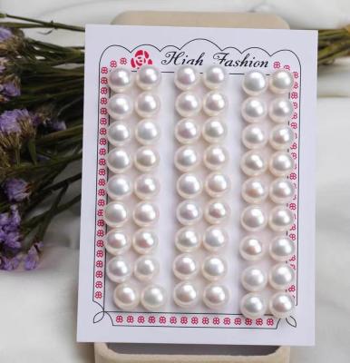 China Button Pearl Zhuji Supplier Freshwater Loose Button Pearl For Jewelry Making Loose Beads for sale