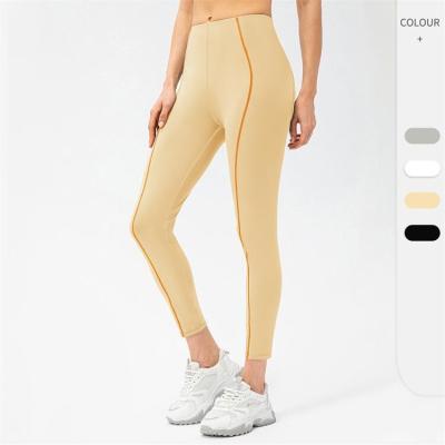 China Custom Made Breathable Panti Apretado de Pantalon Pantalones de Yoga Chicas de Logo Hose Yoga Leggings B22373 for sale