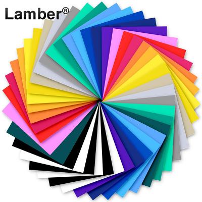 China Apparel PU Heat Transfer Vinyl HTV Sheet For Cricut Silhouette Cameo, Iron On Adhesive Vinyl For Fabric Apparel DIY Easyweed for sale