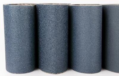 China Anti-Static Zirconia Alumina Sanding Belts Of Close Coated , Grit P100 for sale