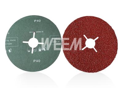 China Zware Vezel Met een laag bedekte Schuurmiddelenschijf, het Malende Wiel van het Aluminiumoxyde Te koop