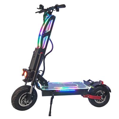 China Unisex Fast Speed 11inch 13inch Most Powful Powerful Folding 7000w Off Road Electric Scooter Adult With Seat for sale