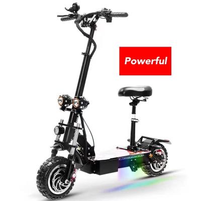 China Wholesale Unisex High Speed Off Road 85km/h 5600W Dual Motor 60V 35Ah Folding Foldable Fast Electric 60v Scooter For Adults Sale for sale