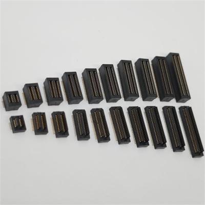 China Conector de placa para placa 8-100P conector de chassi masculino e feminino de altura combinada 4.0-8.5mmH terminais SMD à venda