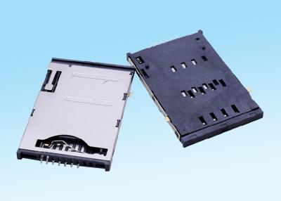 中国 7 CDが付いているPin SIMカード ソケットのコネクターは小さい携帯電話のフィートを検出します 販売のため