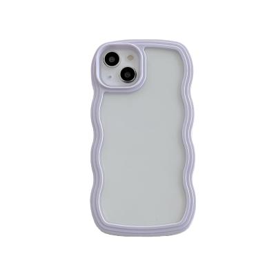 China Shockproof Big wave 2-in-1 for Apple 15 series mobile phone case Macaron color protective case iPhone 7 twistside airbag anti-drop case for sale
