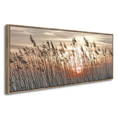 China International Organization for Standardization Professional Design Long Banner Landscape Decoration With Picture Frame Canvas for sale