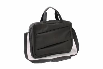China Rusable Causal Men Black Briefcase Computer Bag With Zipper Pocket for sale