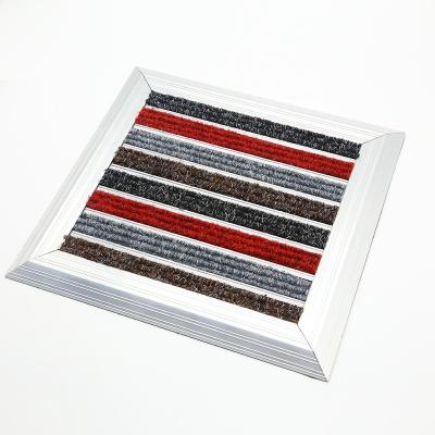 China Deerjie Reversible Aluminum Entrance Mats On Ground Carpet In Commercial Buildings for sale