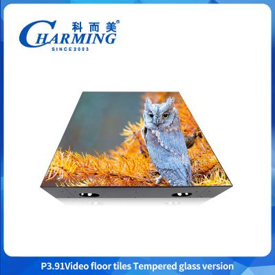 China IP65 Erweiterter Schutz vor Wasser und Flecken 4k Rgb Vollfarbe Leuchtbild Video Tanzfläche P3.91 Led Tanzfläche Bildschirm Nachtclub zu verkaufen