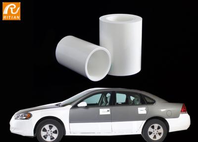 China Sin residuos de adhesivo Película de protección anti-UV de color blanco para paneles de puertas de automóviles en venta