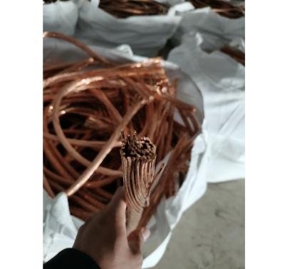 China Factory Price Industrial Sales Of High Quality Bare Copper Scrap Wire / High Purity 99.99% Hot Amber Scrap Copper Wire for sale