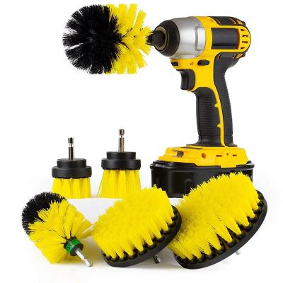 China Sustainable Hot Selling Household Cleaning Tools Set Power Scrubber Electric Car Brush For Cleaning Kitchen Bathroom Carpet Brush for sale