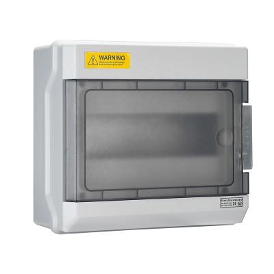 China 9 WAY Electrical Panel Plastic Panel MCB HV Electric Power Metal Distribution Breaker Box Electric HV for sale