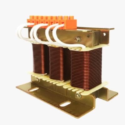 China Electric Power System Iron Core Reactor Three Phase Dry Low Voltage Input 2.2~3KW 10A High Frequency Factory Reactor Customized Factory Reactor for sale