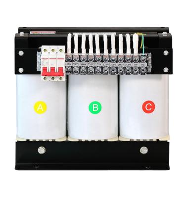 China Industrial Good Quality Three Phase Dry Power Supplies Isolation Transformer 1kva 380V To 220V To 200V Dry Transformer for sale