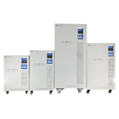 China SVC 3 Phase 380v 60kva Industrial Automatic Voltage Stabilizer Power Stabilizer Power 220v AC Single Phase Voltage Stabilizer for sale