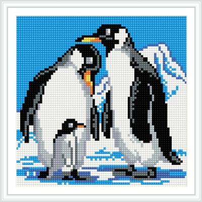 China BZ021 Classic Fresh Penguin Animal Shining 5D Diamond Painting for sale