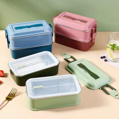 China One Layer Stainless Steel Bento Tiffin Lunch Box Heat Preservation Microwavable for sale