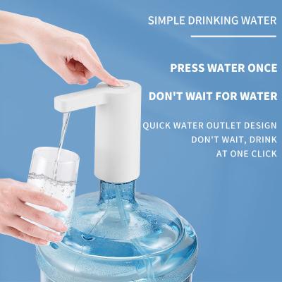 China One-Button Operation Mini USB Rechargeable Water Dispenser For Barrelled Water Electric Automatic Drinking Water Pump for sale