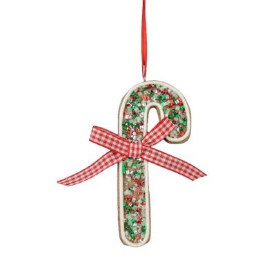 China China Customized Polymer Clay Polymer Clay Hanging Crutch Christmas Decorative Ornaments for sale
