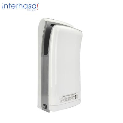 China Hotel Automatic Air Injection High Speed Stylish Double Hand Dryer For Bathroom Hotel for sale