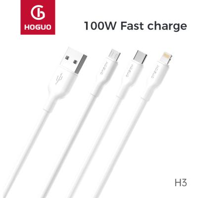 China MP3/MP4 Player Data Cable USB Universal Mobile Phone 100W Charging Cable for sale