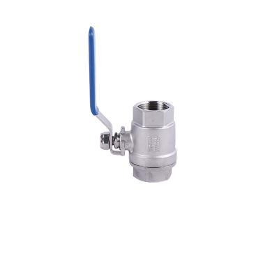 China OEM General Service SS304 SS316 CF8M Stainless Steel 2 PCS Ball Valve for sale