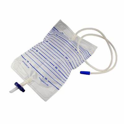 China Economic PVC Factory Hot Sale Urine Bag With 2000ml Anti-reflux Capacity for sale