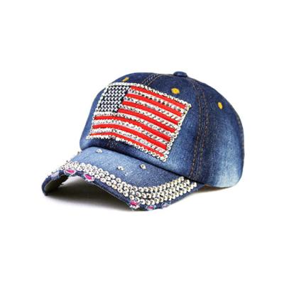 China X1129 JOINT Rhinestone Decorate Cowboy Hat Adult Sport Caps Shade Baseball Cap Students Sun Hat for sale