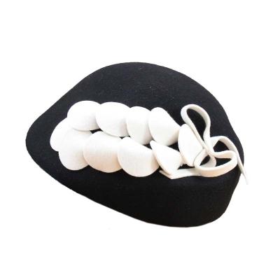 China X5116 Flower Bucket Hats Fancinators Party Wool Beanie Hat Wool Felt Hats Women Felted Hats JOINT Adult Stylish Hats Thrower for sale