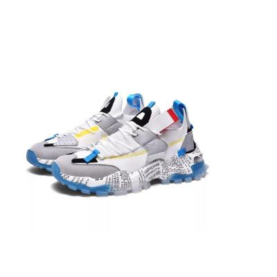 China Fashion Trend Comfortable And Breathable Sneaker Trainers For Men's Running Shoes Spring Running Shoes Thick Sole Sports Sneakers for sale