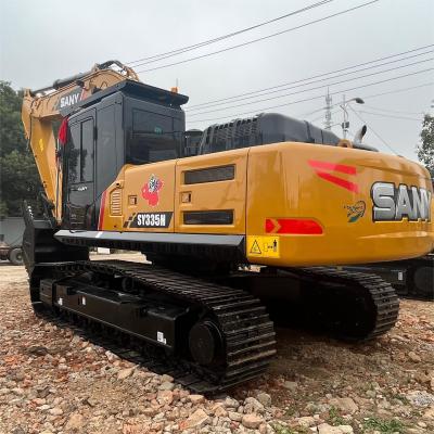 China 33Ton Large Used Sany Excavators Sy335 Engineering Cylinder Digger for sale