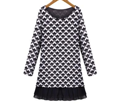 China 2016 new clothing for fat women dresses chiffon long sleeve maxi dresses for sale